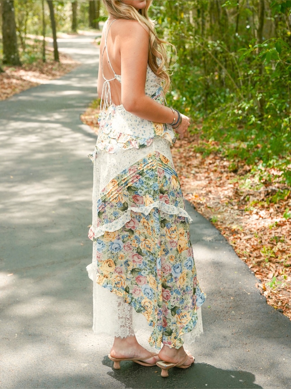 For Love and Lemons Rosalyn Yellow Maxi Dress Size Small NWOT - Picture 10 of 16